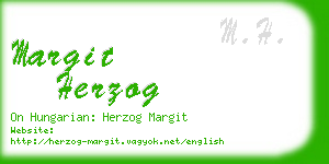 margit herzog business card